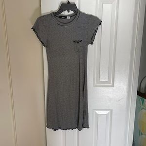 Scalloped Edge Shift Dress